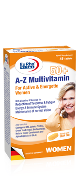 مولتی ویتامین A-Z بالای 50 سال بانوان